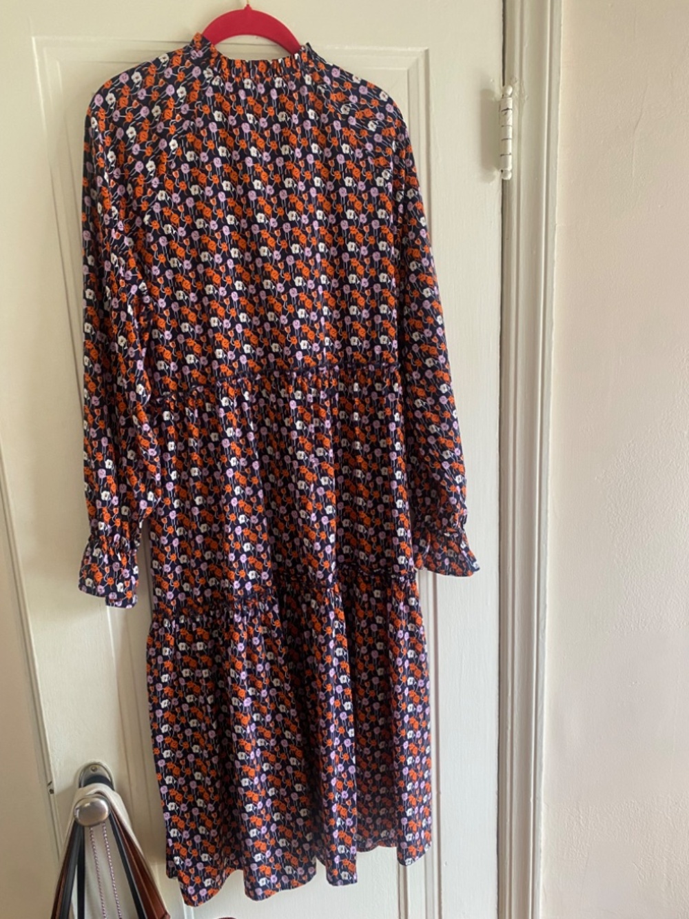 Y.A.S. Vella printed tiered maxi dress in multi - Picture 5 of 13